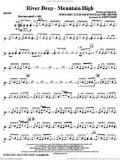 Cover icon of River Deep, mountain high (arr. kirby shaw) sheet music for orchestra/band (drums) by Kirby Shaw, Tina Turner, Ellie Greenwich, Jeff Barry and Phil Spector, intermediate skill level