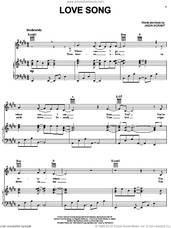 Cover icon of Love Song sheet music for voice, piano or guitar by Jason Morant, intermediate skill level