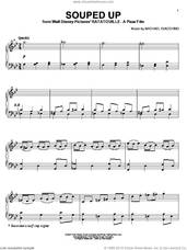 Cover icon of Souped Up sheet music for piano solo by Michael Giacchino and Ratatouille (Movie), intermediate skill level