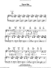 Cover icon of Save Me sheet music for voice, piano or guitar by Aimee Mann, intermediate skill level