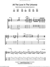 Cover icon of All The Love In The Universe sheet music for guitar (tablature) by Carlos Santana and Neal Schon, intermediate skill level