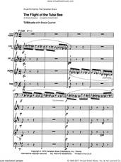 Cover icon of The Flight of the Tuba Bee (COMPLETE) sheet music for brass quintet by Howard Cable and N. Rimsky-Korsakow, classical score, intermediate skill level