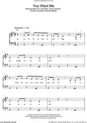 Cover icon of You Want Me (featuring Sadie Ama) sheet music for piano solo (beginners) by Tom Zanetti, Sadie Ama, Corey Johnson, Darren Martyn, Luke Reid and Thomas Courtney, beginner piano (beginners)