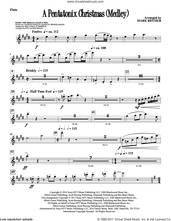 Cover icon of A Pentatonix Christmas (Medley) (arr. Mark Brymer) (complete set of parts) sheet music for orchestra/band by Mark Brymer, Ben Bram, Charles Wesley, Felix Mendelssohn-Bartholdy, Pentatonix and William H. Cummings, intermediate skill level