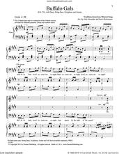 Cover icon of Buffalo Gals sheet music for choir (SATB: soprano, alto, tenor, bass) by John Alexander and Ryan McSweeney, intermediate skill level