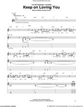 Cover icon of Keep On Loving You sheet music for guitar (tablature) by REO Speedwagon and Kevin Cronin, intermediate skill level