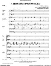 Cover icon of A Thanksgiving Canticle (COMPLETE) sheet music for orchestra/band by Joseph M. Martin and Brad Nix, intermediate skill level