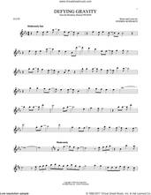 Cover icon of Defying Gravity (from Wicked) sheet music for flute solo by Stephen Schwartz, intermediate skill level