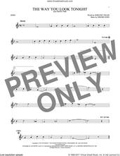 Cover icon of The Way You Look Tonight sheet music for horn solo by Jerome Kern and Dorothy Fields, wedding score, intermediate skill level
