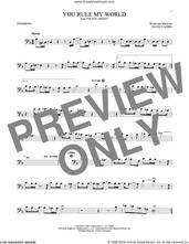 Cover icon of You Rule My World (from The Full Monty) sheet music for trombone solo by David Yazbek, intermediate skill level