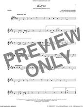 Cover icon of Maybe sheet music for violin solo by Charles Strouse and Martin Charnin, intermediate skill level