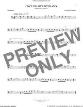 Cover icon of Once In Love With Amy sheet music for trombone solo by Frank Loesser, intermediate skill level