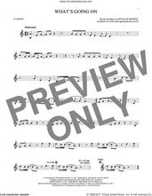 Cover icon of What's Going On sheet music for clarinet solo by Marvin Gaye, Al Cleveland and Renaldo Benson, intermediate skill level