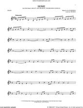 Cover icon of Home (from Beauty and the Beast: The Broadway Musical) sheet music for violin solo by Alan Menken and Tim Rice, intermediate skill level