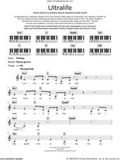 Cover icon of Ultralife sheet music for piano solo (keyboard) by Oh Wonder, Anthony West and Josephine Vander Gucht, intermediate piano (keyboard)