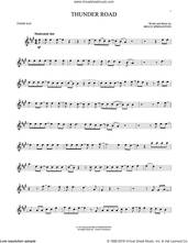 Cover icon of Thunder Road sheet music for tenor saxophone solo by Bruce Springsteen, intermediate skill level