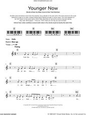 Cover icon of Younger Now sheet music for piano solo (keyboard) by Miley Cyrus and Oren Yoel Kleinman, intermediate piano (keyboard)