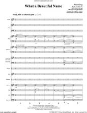 Cover icon of What a Beautiful Name (arr. Joseph M. Martin) (COMPLETE) sheet music for orchestra/band by Joseph M. Martin, Ben Fielding, Brooke Ligertwood and Hillsong Worship, intermediate skill level