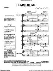 Cover icon of Summertime sheet music for band (classroom band pack) by George Gershwin, intermediate skill level