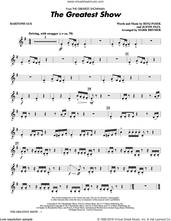Cover icon of The Greatest Show (arr. Mark Brymer) sheet music for orchestra/band (baritone sax) by Mark Brymer, Pasek & Paul, Benj Pasek, Justin Paul and Ryan Lewis, intermediate skill level