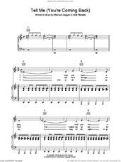 Cover icon of Tell Me (You're Coming Back) sheet music for voice, piano or guitar by The Rolling Stones, Keith Richards and Mick Jagger, intermediate skill level