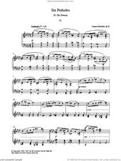 Cover icon of Prelude No. 6 (from Six Preludes) sheet music for piano solo by Lennox Berkeley, classical score, intermediate skill level
