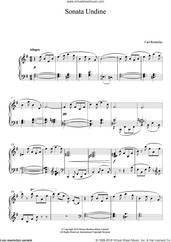 Cover icon of Sonata Undine Op. 167 sheet music for piano solo by Carl Reinecke, classical score, intermediate skill level