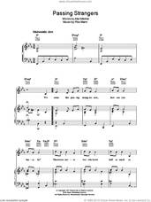 Cover icon of Passing Strangers sheet music for voice, piano or guitar by Rita Mann and Mel Mitchell, intermediate skill level