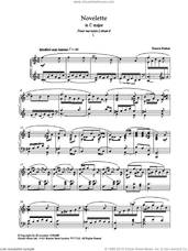 Cover icon of Novelette In C Major, I sheet music for piano solo by Francis Poulenc, classical score, intermediate skill level