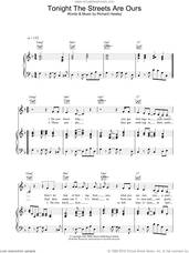 Cover icon of Tonight The Streets Are Ours sheet music for voice, piano or guitar by Richard Hawley, intermediate skill level