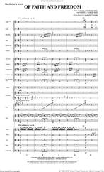Cover icon of Of Faith and Freedom (COMPLETE) sheet music for orchestra/band by Joseph M. Martin and Pamela Stewart, intermediate skill level