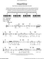 Cover icon of Heartline sheet music for piano solo (keyboard) by Craig David, Guy Robin and Samuel Roman, intermediate piano (keyboard)