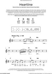 Cover icon of Heartline sheet music for ukulele by Craig David, Guy Robin and Samuel Roman, intermediate skill level