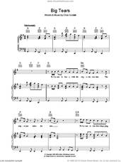 Cover icon of Big Tears sheet music for voice, piano or guitar by Elvis Costello and Declan Macmanus, intermediate skill level