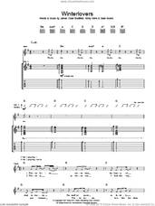 Cover icon of Winterlovers sheet music for guitar (tablature) by Manic Street Preachers, James Dean Bradfield, Nicky Wire and Sean Moore, intermediate skill level