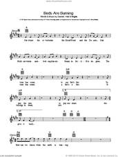 Cover icon of Beds Are Burning sheet music for voice and other instruments (fake book) by Midnight Oil, Jim Moginie, Peter Garrett and Robert Hirst, intermediate skill level