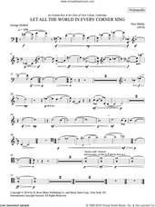 Cover icon of Let All The World In Every Corner Sing sheet music for cello solo by Nico Muhly, classical score, intermediate skill level