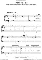 Cover icon of Man's Not Hot sheet music for piano solo (beginners) by Big Shaq, Kashama Mukuna, Michael Dapaah and Rennel Walker-Arthur, beginner piano (beginners)