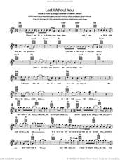 Cover icon of Lost Without You sheet music for voice and other instruments (fake book) by Delta Goodrem, Bridget Benenate and Matthew Gerrard, intermediate skill level