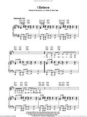 Cover icon of I Believe sheet music for voice, piano or guitar by Lou Reed and John Cale, intermediate skill level