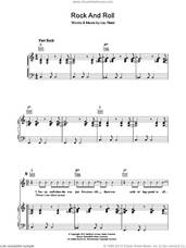 Cover icon of Rock And Roll sheet music for voice, piano or guitar by Lou Reed, intermediate skill level