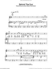 Cover icon of Behind The Sun sheet music for voice, piano or guitar by The Good The Bad & The Queen, Damon Albarn and Paul Simonon, intermediate skill level