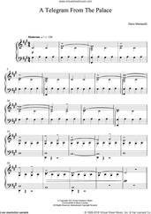 Cover icon of A Telegram From The Palace (from Darkest Hour) sheet music for piano solo by Dario Marianelli, intermediate skill level