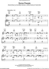 Cover icon of Some People sheet music for voice, piano or guitar by Anne-Marie, Anne-Marie Nicholson, Fredrick Ball and Jennifer Decilveo, intermediate skill level