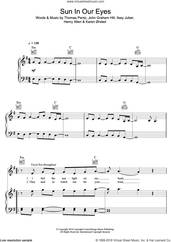 Cover icon of Sun In Our Eyes sheet music for voice, piano or guitar by MØ, Diplo, MO, Henry Allen, Ilsey Juber, John Graham Hill, Karen Aursted, Karen Orsted and Thomas Wesley Pentz, intermediate skill level