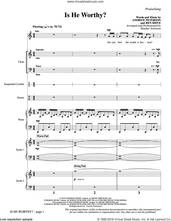 Cover icon of Is He Worthy? (arr. Heather Sorenson) (COMPLETE) sheet music for orchestra/band by Chris Tomlin, Andrew Peterson, Ben Shive and Heather Sorenson, intermediate skill level