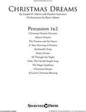 Cover icon of Christmas Dreams (A Cantata) sheet music for orchestra/band (percussion 1 and 2) by Joseph M. Martin and Heather Sorenson, Brant Adams and Joseph M. Martin, intermediate skill level