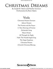 Cover icon of Christmas Dreams (A Cantata) sheet music for orchestra/band (viola) by Joseph M. Martin and Heather Sorenson, Brant Adams and Joseph M. Martin, intermediate skill level