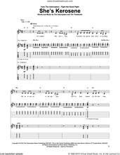 Cover icon of She's Kerosene sheet music for guitar (tablature) by The Interrupters, Aimee Allen, Kevin Bivona, Tim Armstrong and Tim Timebomb, intermediate skill level