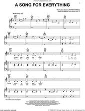 Cover icon of A Song For Everything sheet music for voice, piano or guitar by Maren Morris, Jimmy Robbins and Laura Veltz, intermediate skill level
